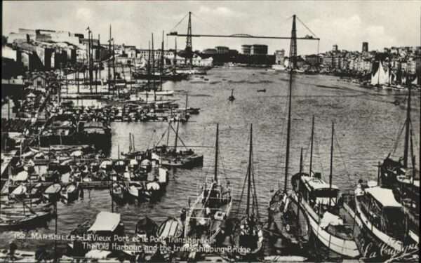 Marseille Bouches-du-Rhone Vieux Port Pont Transbordeur