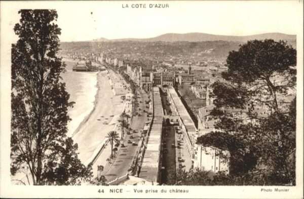 Nice Alpes Maritimes vue prise du Chateau