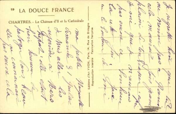 Chartres 28 Le Chateau d_If La Cathedrale – Bild 2