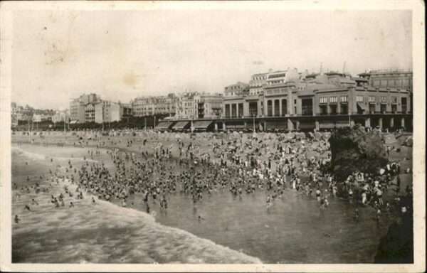Biarritz Pyrenees Atlantiques la Grande Plage Le Casino