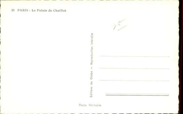 Paris Le Palais de Chaillot – Bild 2