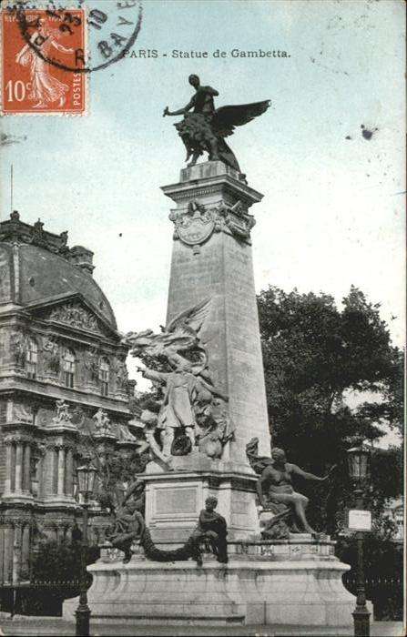 Paris Statue de Gambetta