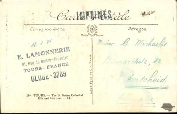 Tours Indre-et-Loire La Cathedrale St-Gatien – Bild 2