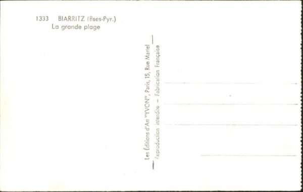 Biarritz Pyrenees Atlantiques la grande Plage – Bild 2