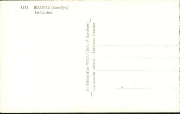 Biarritz Pyrenees Atlantiques le Casino – Bild 2