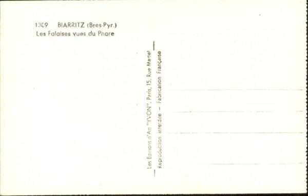 Biarritz Pyrenees Atlantiques Les Falaises vues du Phare – Bild 2