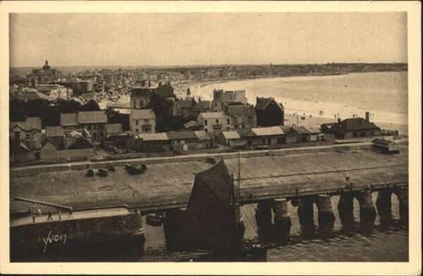 Les Sables-d Olonne vue generale Plage
