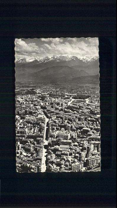 Grenoble vu en avion