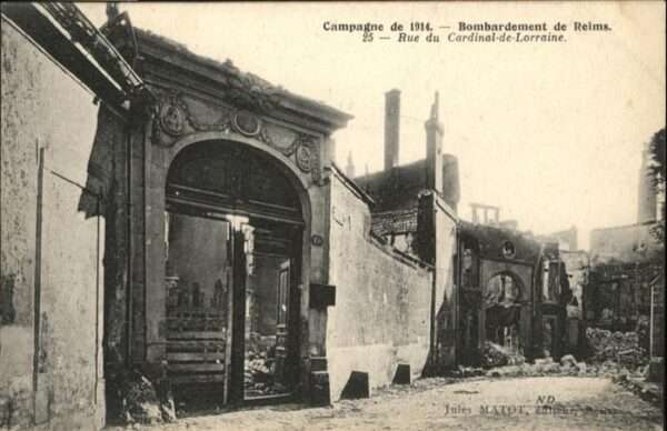 Reims Champagne Ardenne Rue du Cardinal de Lorraine