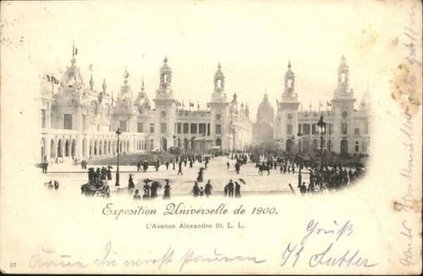 Paris [Handschriftlich] Avenue Alexandre