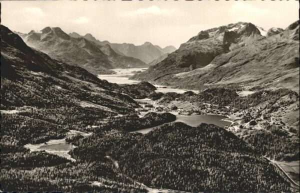 St Moritz GR Stazer Silvaplaner Silbersee