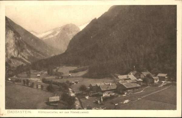 Bad Gastein Kötschachtal Himmelwand
