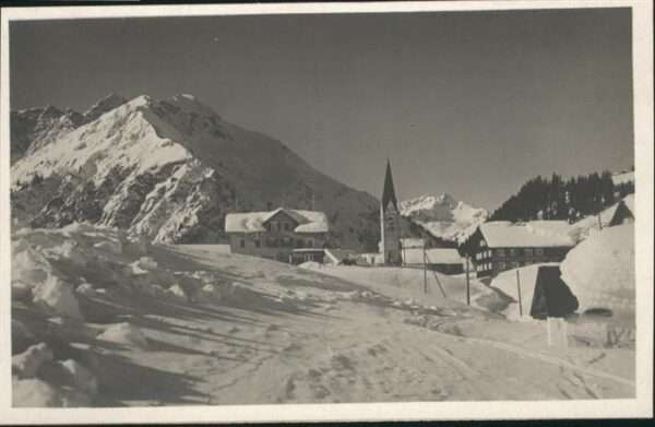 Mittelberg Kleinwalsertal Widderstein