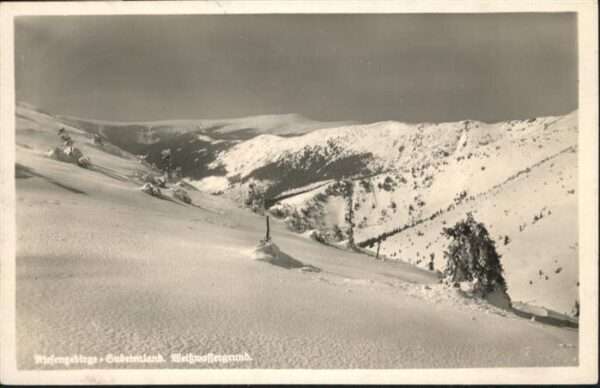 Weisswassergrund Riesengebirge Sudetenland