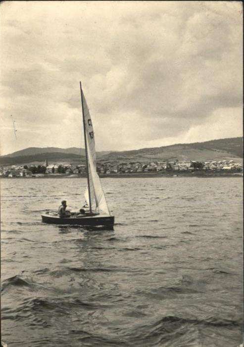 Priehrada Segelboot
