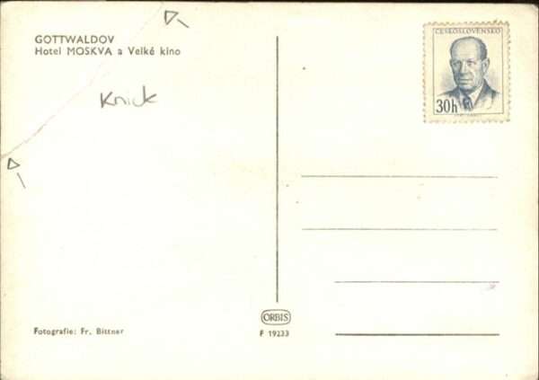 Gottwaldov Hotel Moskva – Bild 2