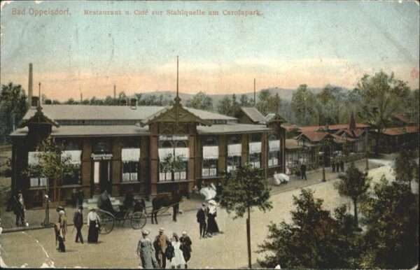 Bad Oppelsdorf Opolno Zdroj Restaurant Cafe Zur Stahlquelle Carolap