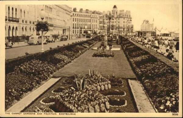 Eastbourne Sussex Carpet Gardens Fountain