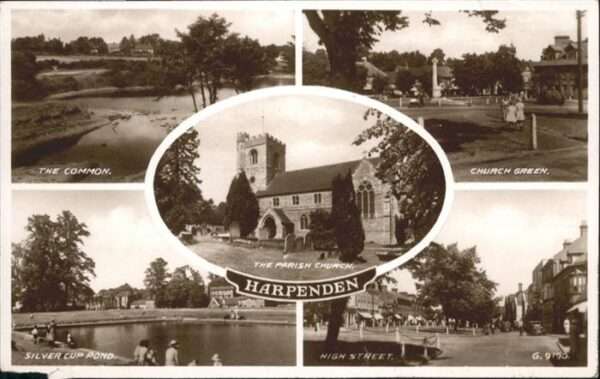 Harpenden St Albans Church Green High Street Silver Cup Pon