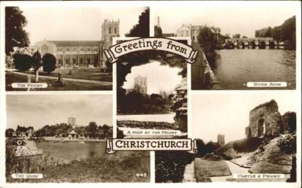 Exeter Christ Church River Avon Castle