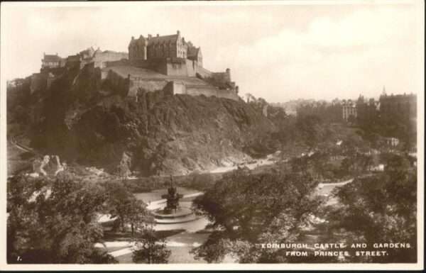 Edinburgh Scotland Princes Street Castle Gardens