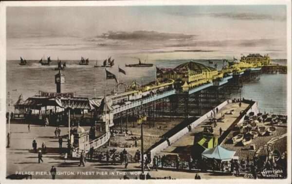 Brighton East Sussex Palace Pier Schiff