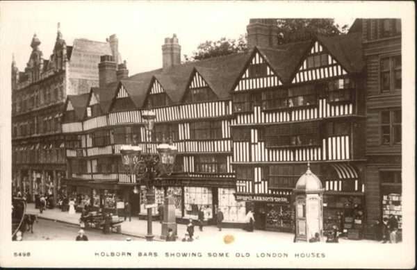 Holborn Bars Old London Houses