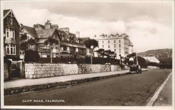 Falmouth Cornwall Cliff Road