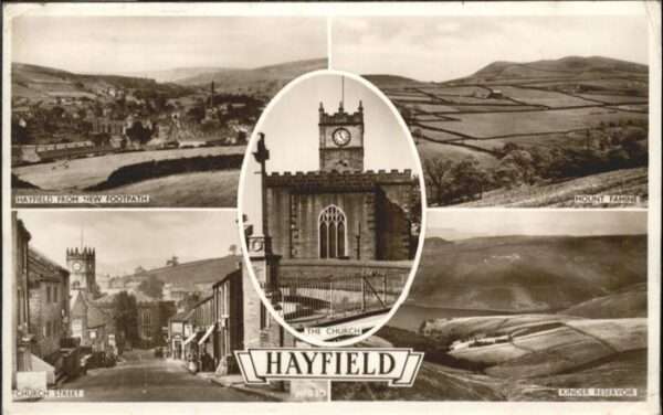 Hayfield High Peak Church Street Mount Famine