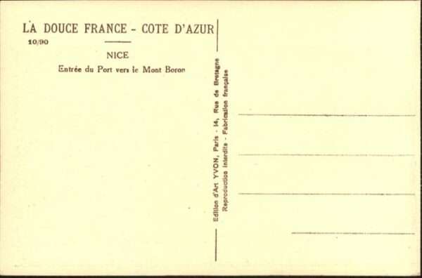 Nice Alpes Maritimes Port Mont Boron – Bild 2