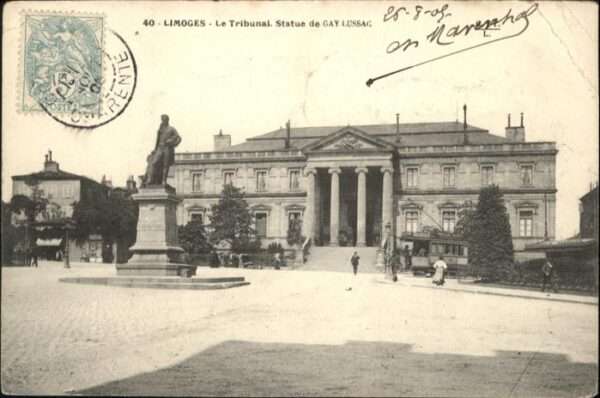 Limoges Statue de Gay Lussag