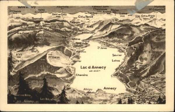 Annecy Haute-Savoie Fliegeraufnahme