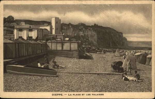 Dieppe 76 Plage et les Falaises