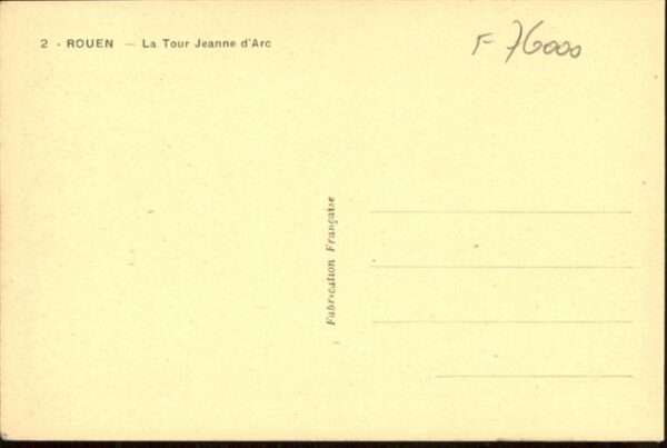 Rouen La Tour Jeanne d Arc – Bild 2
