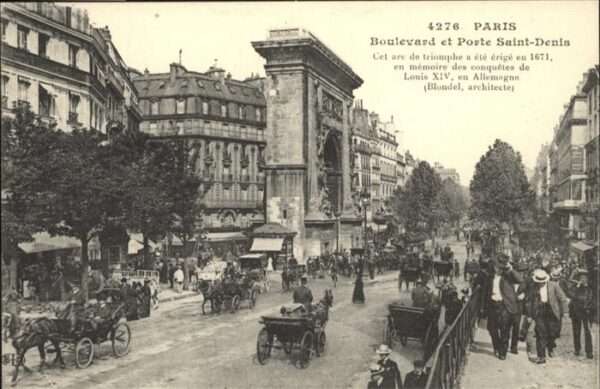 Paris Boulevard Poste Saint Denis Kutsche