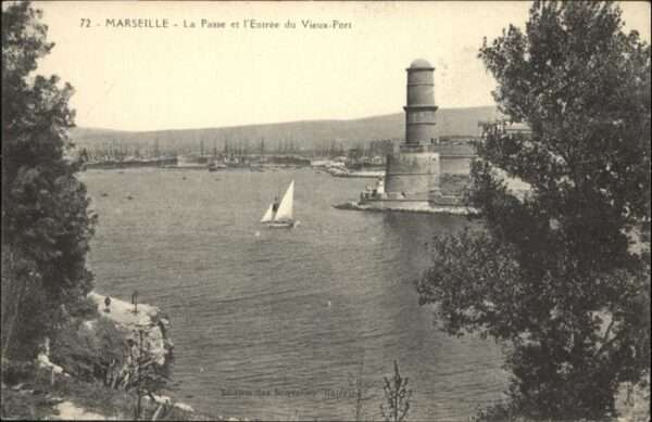 Marseille Bouches-du-Rhone Vieux Port Schiff