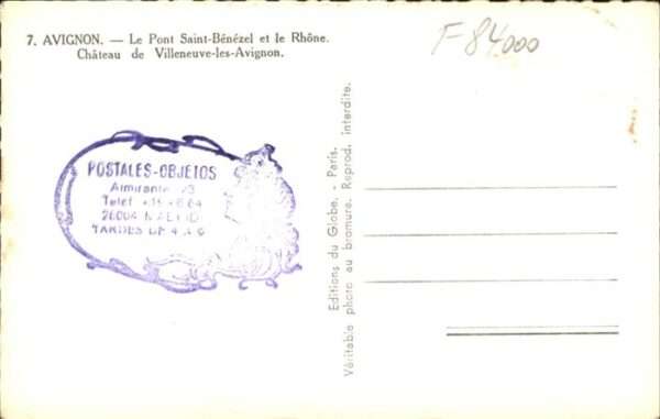 Avignon Vaucluse Pont Saint Benezel – Bild 2