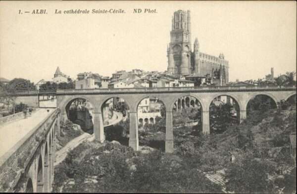 Albi Tarn Cathedrale Saint Cecile Brücke