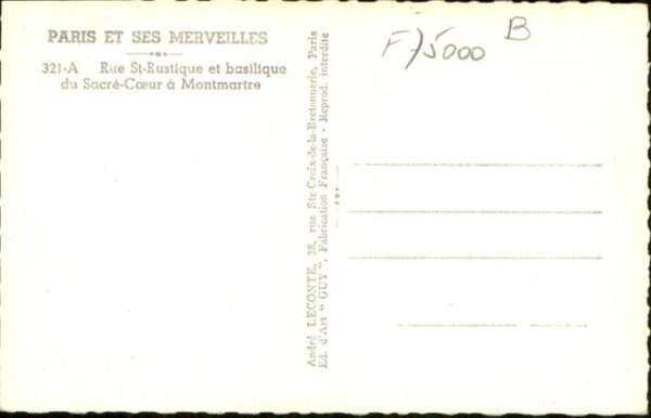 Paris Rue St Rustique – Bild 2