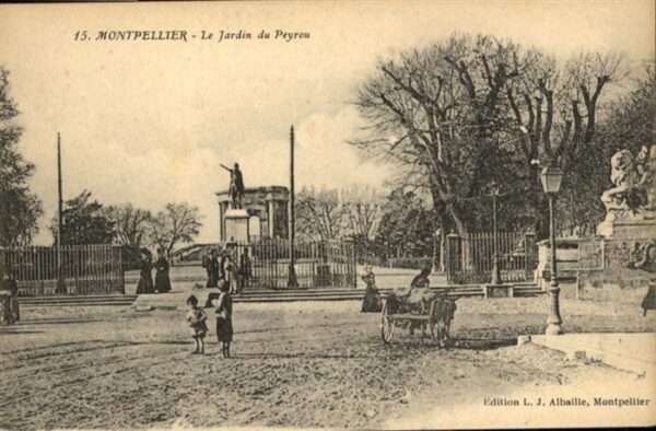 Montpellier Herault Jardin Peyrou