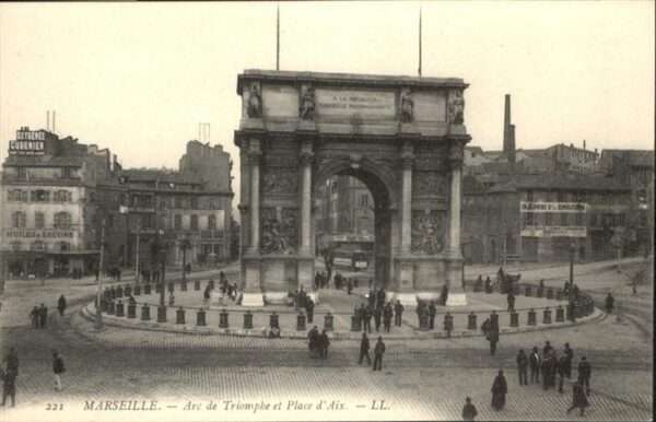 Marseille Bouches-du-Rhone Place Aix