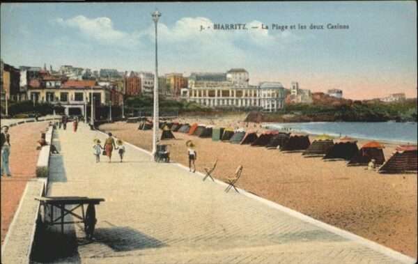 Biarritz Pyrenees Atlantiques Plage Casinos