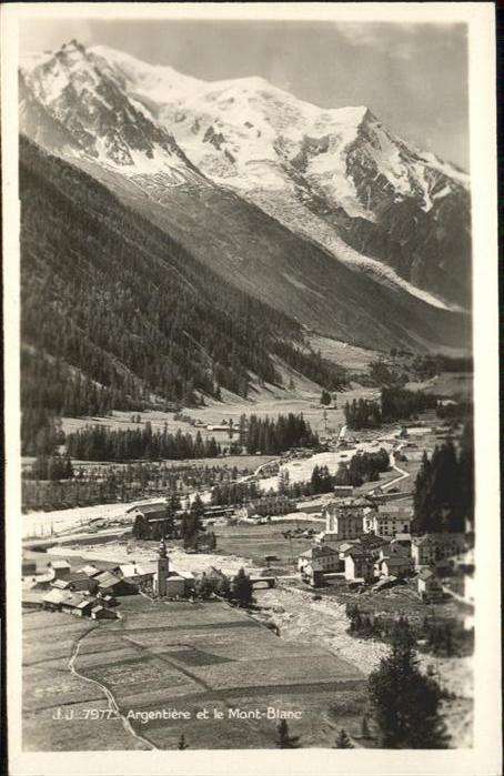 Argentiere Haute-Savoie Mont Blanc