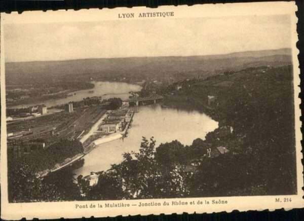 Lyon France Brücke