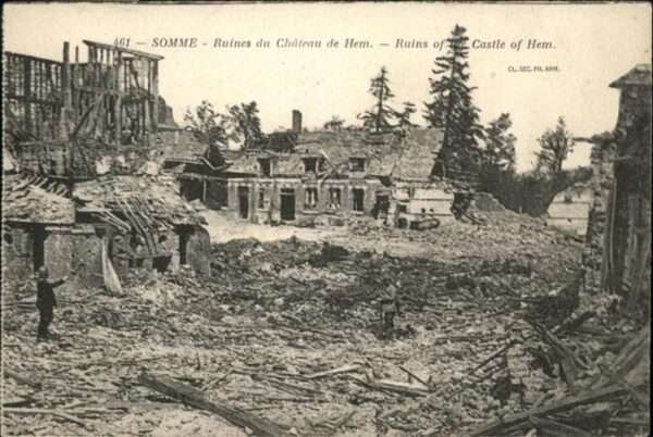Somme [?] Ruines du Chateau de Hem