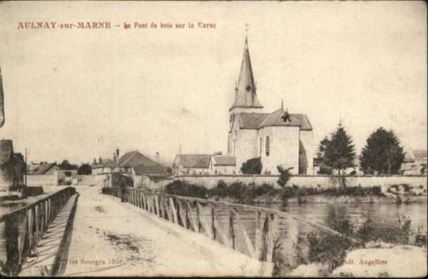 Aulnay-sur-Marne Brücke Kirche
