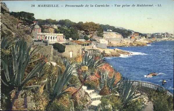 Marseille Bouches-du-Rhone Promenade de la Corniche