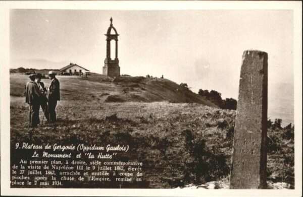 Gergovie Plateau de Gergovie Monument et la Hutt