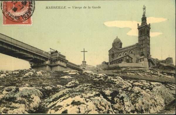 Marseille Bouches-du-Rhone Vierge Brücke Kreuz