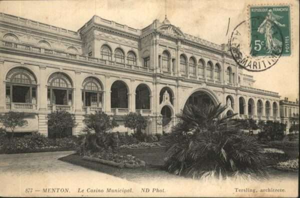 Menton Alpes Maritimes Casino Municipal
